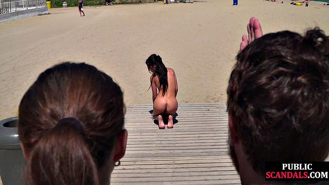 Stunning booty bae walks in public