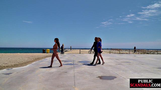 Stunning booty bae walks in public