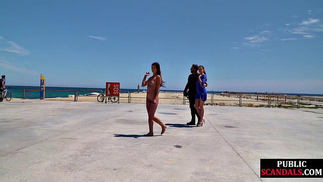 Stunning booty bae walks in public