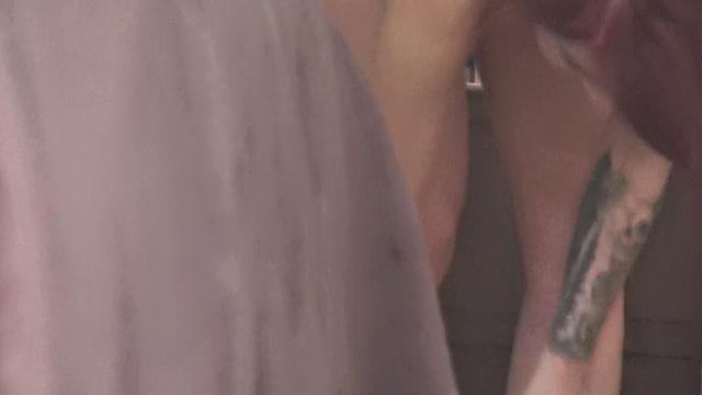 Tattooed chick with a pink pussy gets fucked in pre-party frenzy