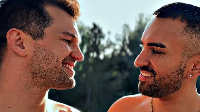 Muscled eager jock gets cock sucked and stroked