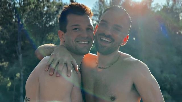 Muscled eager jock gets cock sucked and stroked