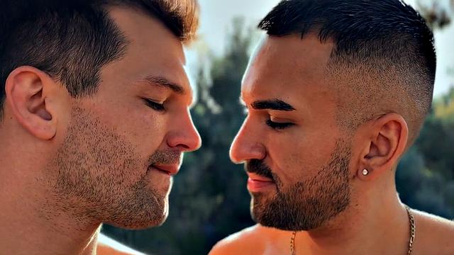 Muscled eager jock gets cock sucked and stroked