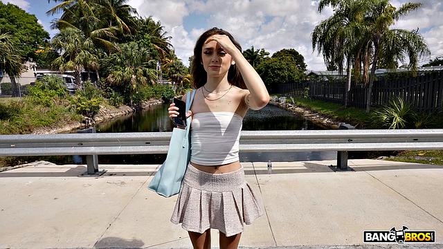 daisy fox залезла в фургон - уехала с лицом в сперме