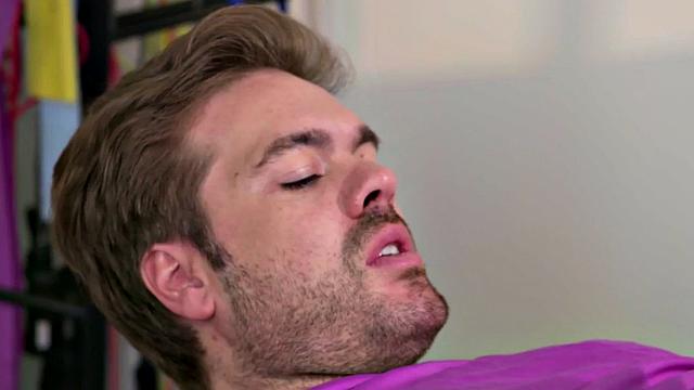 Fit gym babe cockriding after blowjob during erotic session