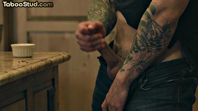 Muscled jock smashed by his lover