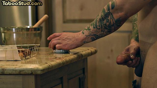 Muscled jock smashed by his lover