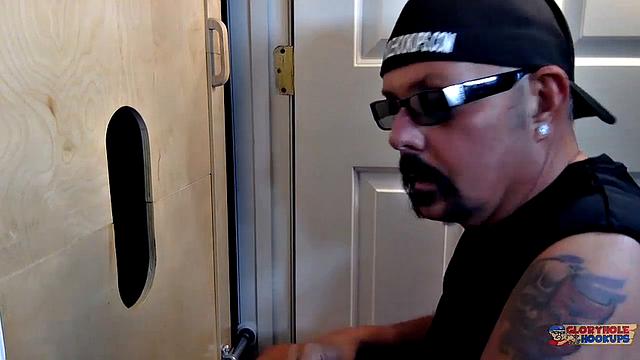 Young Black Executive At Gloryhole