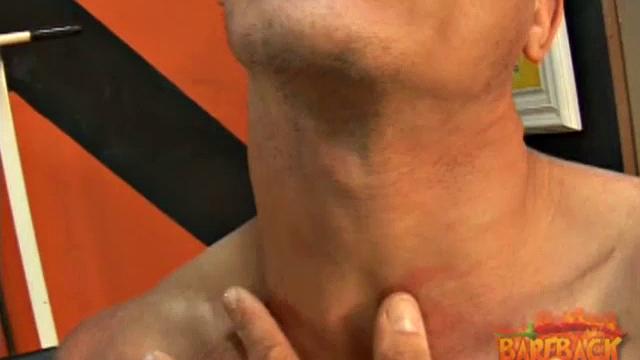 What do two hot Latino gym instructors do after closing the gym? Well, according to Arnold and Luke, they start by kissing, suck each other's cocks, do a bit of rimming before they bareback fuck. Then of course, they cum all over each other.