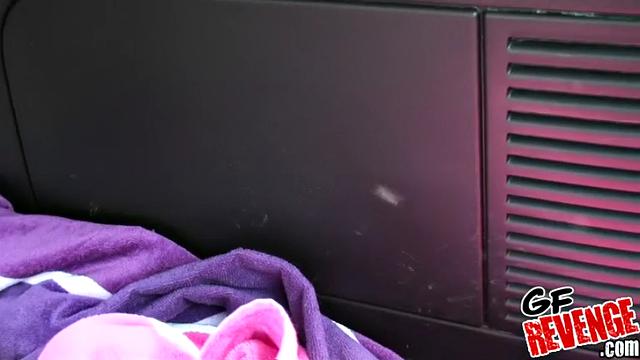 Van Strip gives an unforgettable outdoor handjob and gets her bald pussy drilled hard