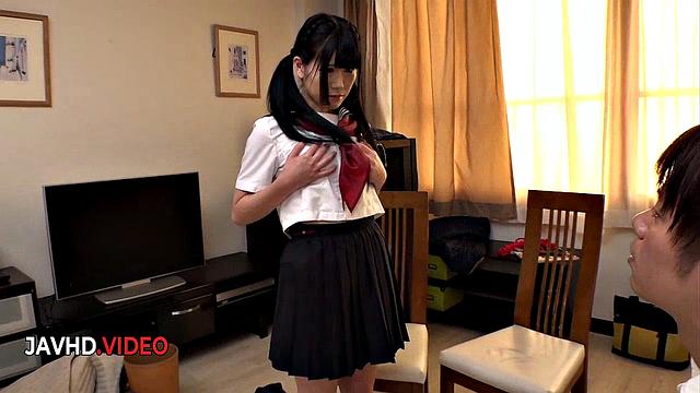 Passionate Japanese Nako Nishino Thrilled by Stiff Vibrator Festivities