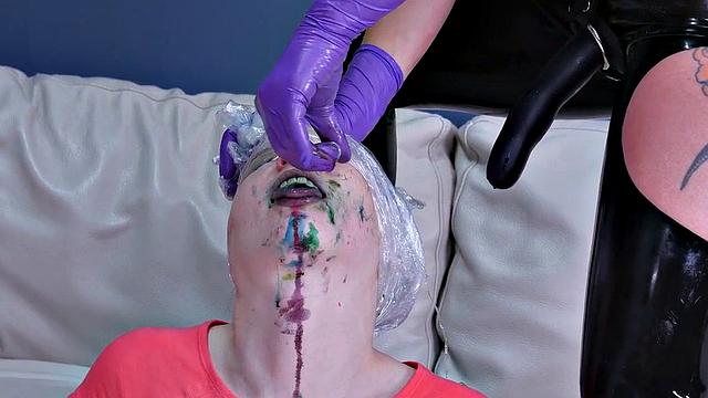 BDSM teen is anally penetrated