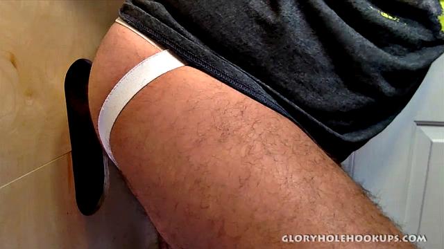 Hung Married Black Guy Gloryhole Fucks Ass