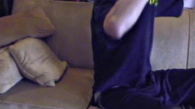 We look in on Lance, as he strips naked, and quickly discover this boy has a fine looking ass. A jerk off session follows, where he strokes like a man pn a mission. By the time we leave, Lance is stringing gobs of cum all over the tip of his tongue.