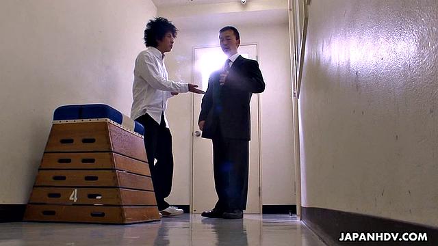 Sexy teacher Yayoi enjoys group fucking