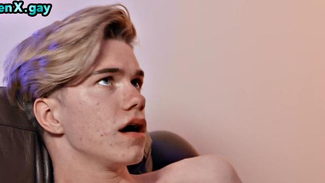 Ass fucked gay pounded by thick cock in tight asshole