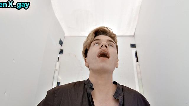 Ass fucked gay pounded by thick cock in tight asshole