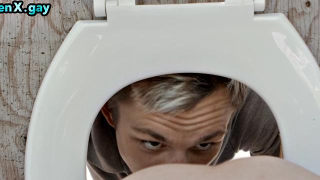 Ass fucked gay pounded by thick cock in tight asshole