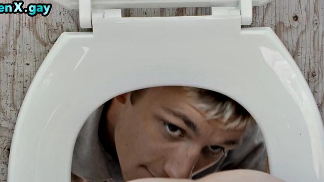 Ass fucked gay pounded by thick cock in tight asshole