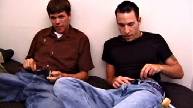 Dragging in his skateboard, Kent joins Matthew to jack off to some straight porn. The boys soon give each other a hand, before Kent invites Matthew to blow him. Matthew obliges as Kent leans back to be serviced.