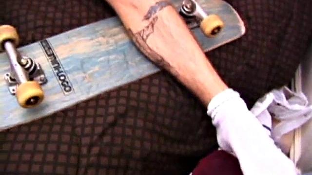 Dragging in his skateboard, Kent joins Matthew to jack off to some straight porn. The boys soon give each other a hand, before Kent invites Matthew to blow him. Matthew obliges as Kent leans back to be serviced.