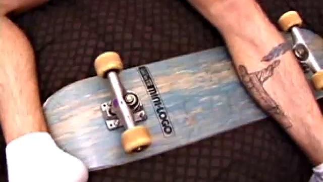 Dragging in his skateboard, Kent joins Matthew to jack off to some straight porn. The boys soon give each other a hand, before Kent invites Matthew to blow him. Matthew obliges as Kent leans back to be serviced.