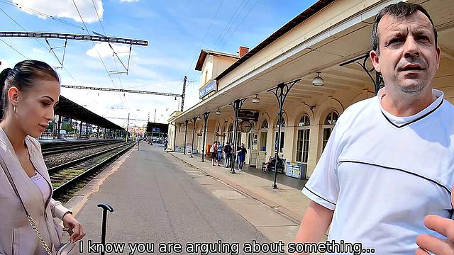 HUNT4K. Cuckold watches rich man fuck girlfriend