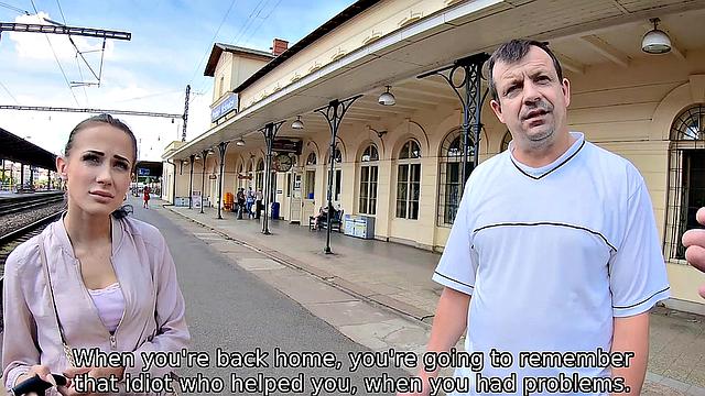 HUNT4K. Cuckold watches rich man fuck girlfriend