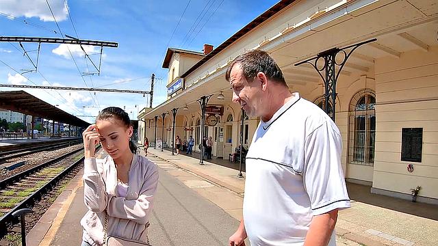 HUNT4K. Cuckold watches rich man fuck girlfriend