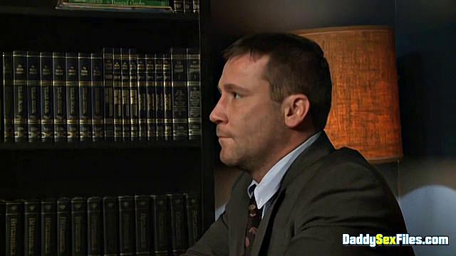 Four men in the dean's office suck, rim, and fuck each other raw