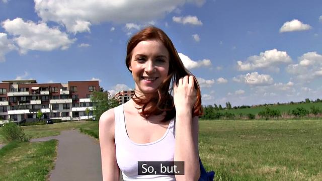 Redhead Student on a Hill