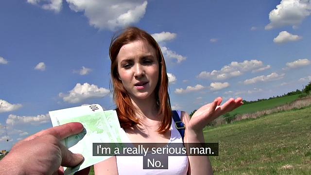 Redhead Student on a Hill