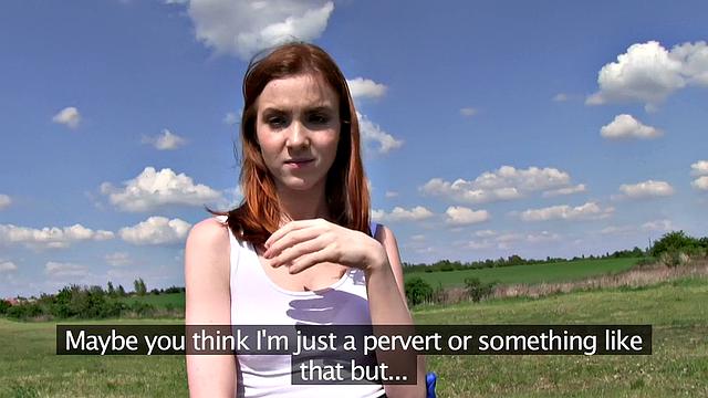 Redhead Student on a Hill