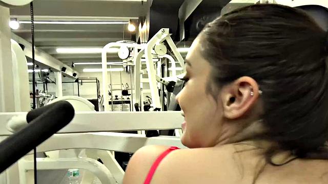 I'm gonna fuck you right here, in the gym!