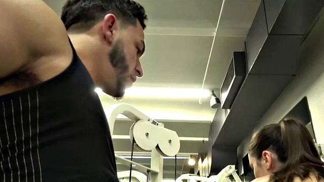 I'm gonna fuck you right here, in the gym!