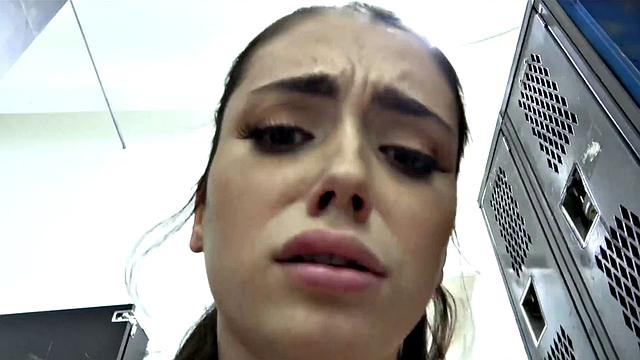 I'm gonna fuck you right here, in the gym!