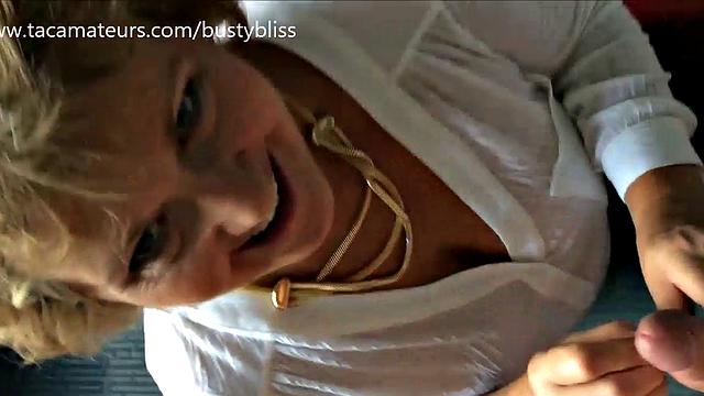 All natural Busty Bliss best cumshots compilation