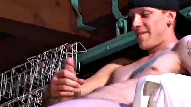 Shane Strokes His Dick