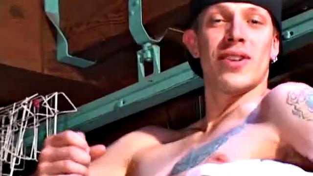 Shane Strokes His Dick