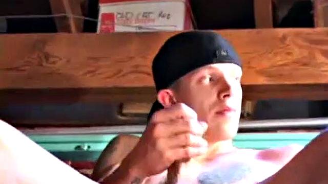 Shane Strokes His Dick