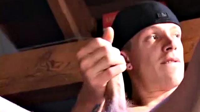 Shane Strokes His Dick