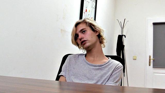 Skinny twink riding and sucking cock for cash in POV