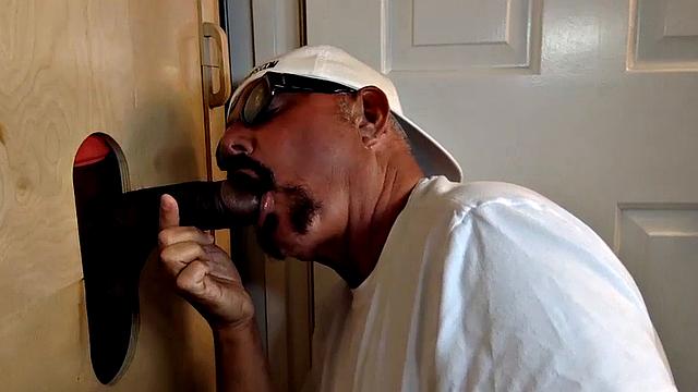 Big Cock Gloryhole Blowjob
