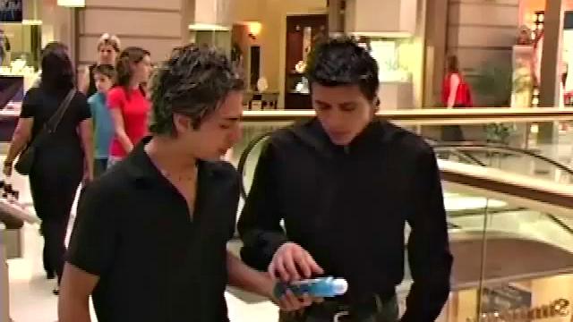 Salvador Lozano and Thomas Vega return from shopping and while in the bathroom they can't resist the desire to fuck. As the clothes come off the boys start sucking each other's big Latin cock.