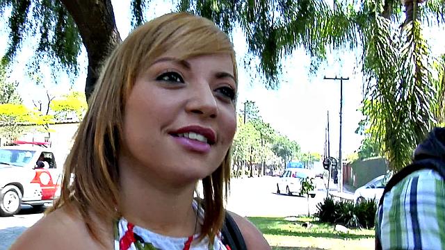 So Thick dominates with her huge tits & gives wild outdoor blowjob and doggystyle ride