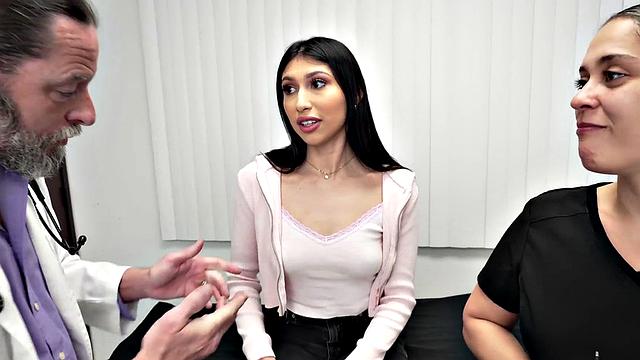 Nympho doctor fucks 21yo patient in wet pussy