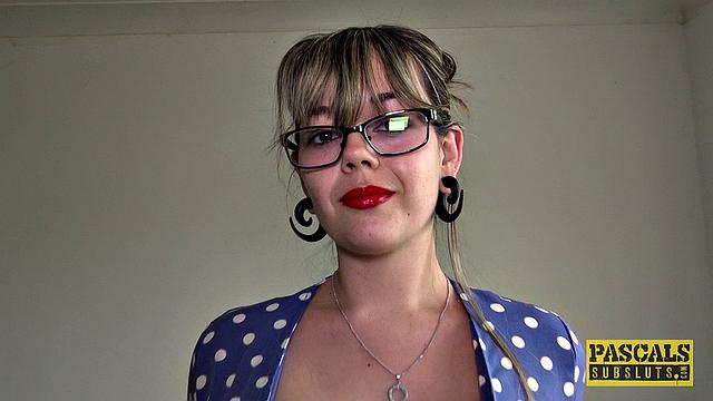 SubSlut Madison Stuart: makes herself cum for Pascal