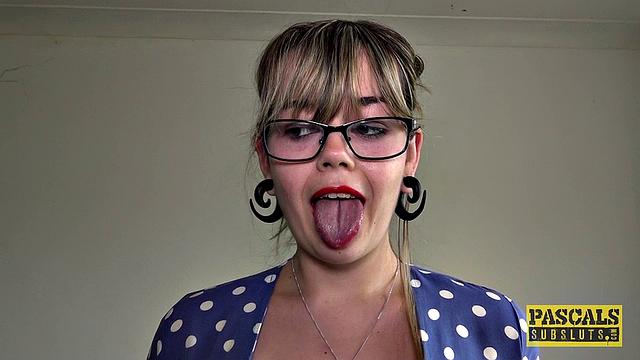 SubSlut Madison Stuart: makes herself cum for Pascal