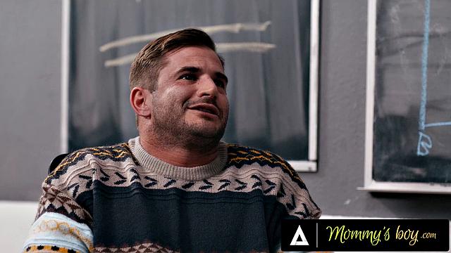 MOMMY'S BOY - A Teacher Gets Caught By Sexy Lesbian Colleagues Who Offer Him A Threesome