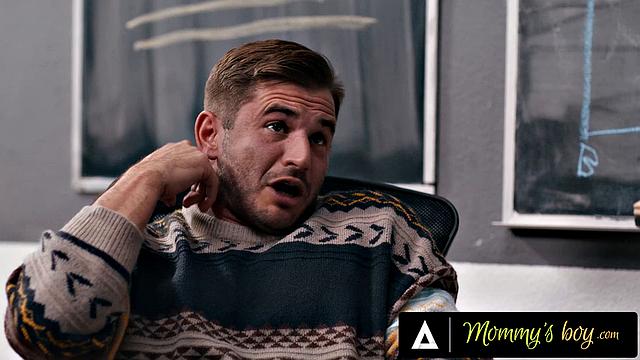 MOMMY'S BOY - A Teacher Gets Caught By Sexy Lesbian Colleagues Who Offer Him A Threesome